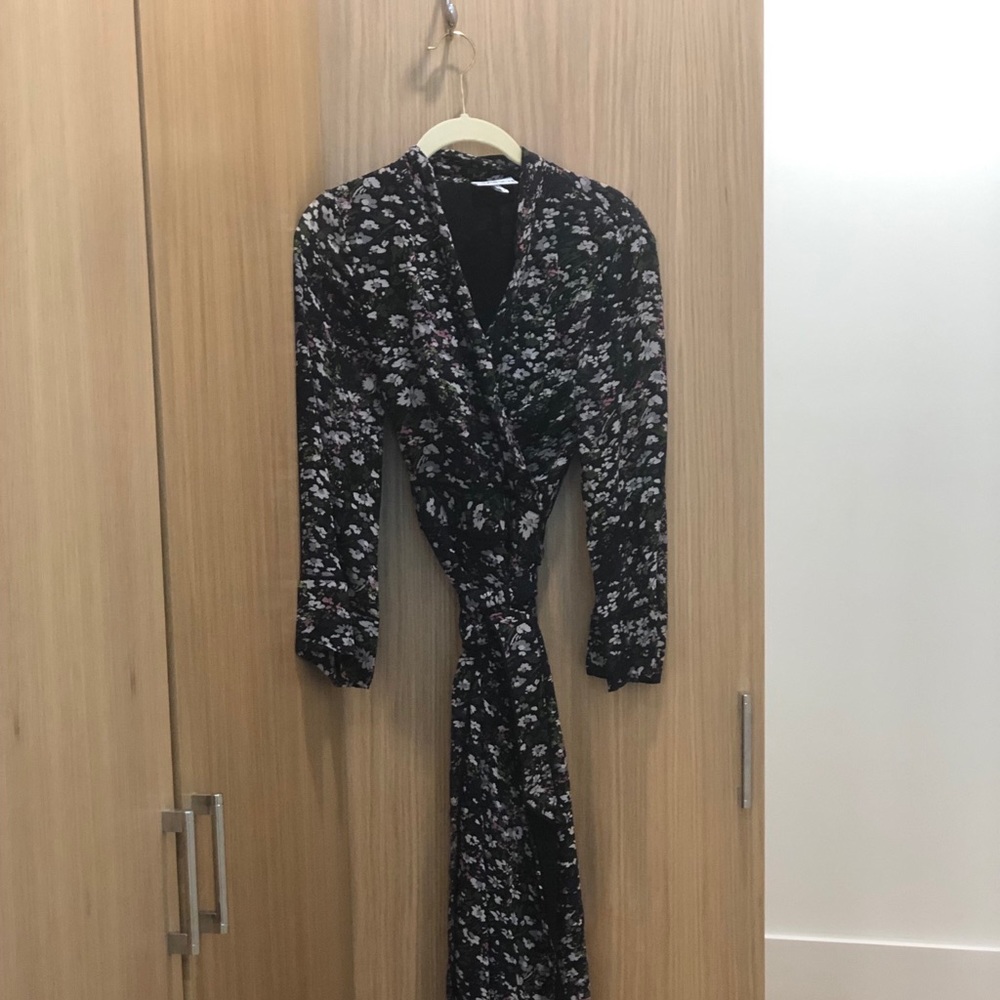 Ganni long dress.  No size on tag. Small 2/4